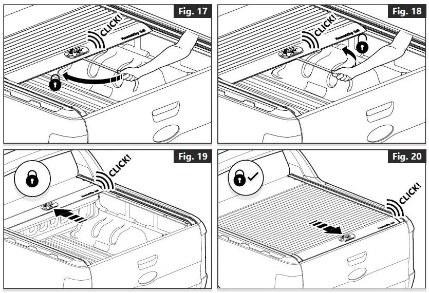 Mountain Top Top Aluminium Roll Cover Ford Ranger Wildtrak FIG 5