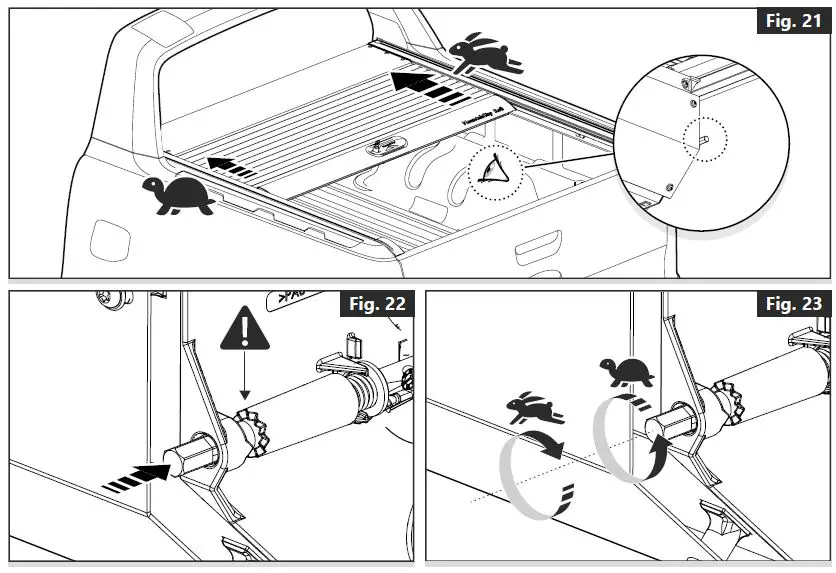 Mountain Top Top Aluminium Roll Cover Ford Ranger Wildtrak FIG 6