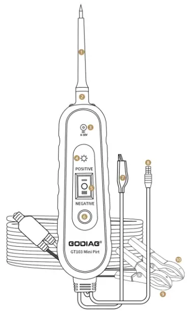 GODIAG GT103 Pirt Electric Circuit - 1