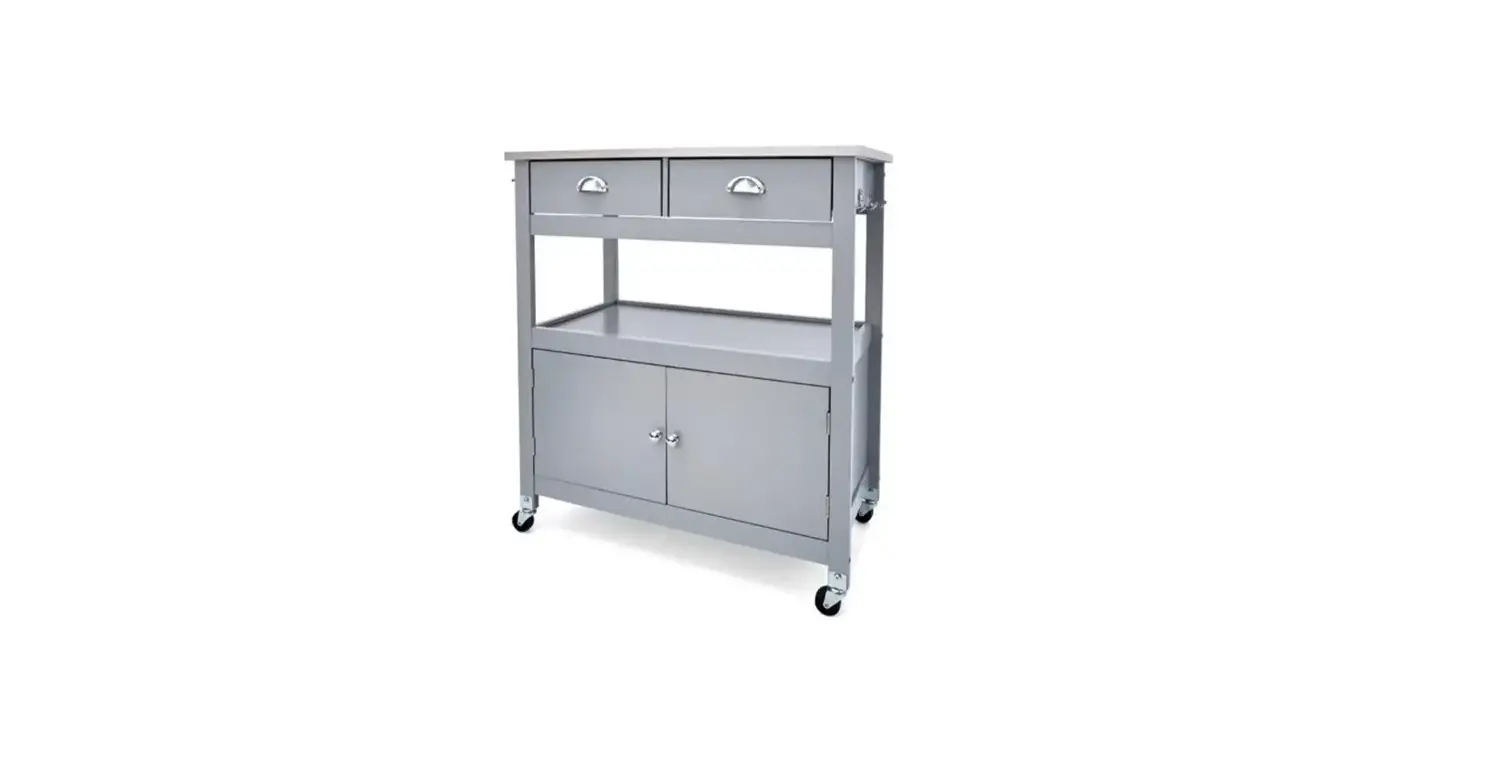 Kmart 43138371 Large Grey Stainless Steel Top Trolley Instruction Manual Kmart 43138371 Large Grey Stainless Steel Top Trolley Instruction Manual