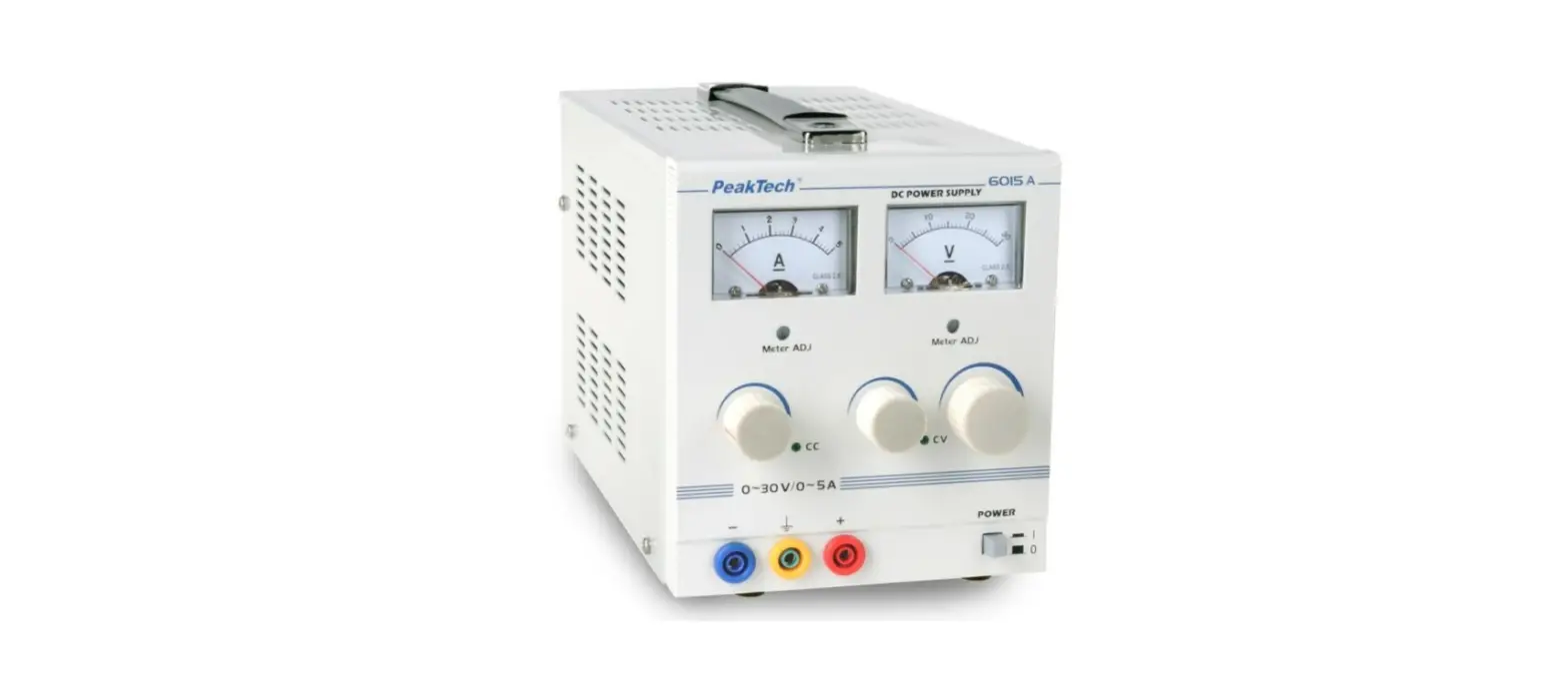 Peaktech 6015 A Regulated Laboratory Power Supplies User Manual Peaktech 6015 A Regulated Laboratory Power Supplies User Manual