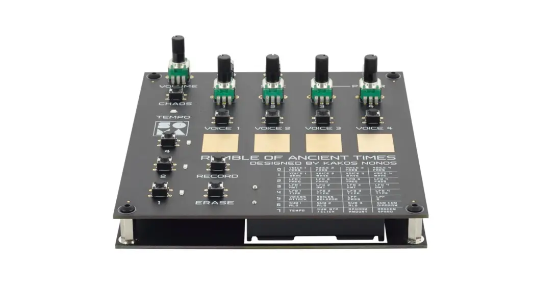 Soma 532698 Rumble Of Ancient Times 8-bit Noise Synthesizer And Sequencer User Manual