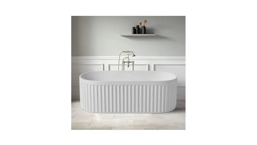 Clovis 20s01103-67 67 Inch Stone Resin Flatbottom Bathtub Instruction Manual