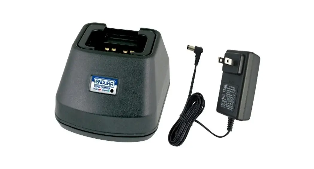 Endura Ec-4173 Single Unit Rapid Charger For Rechargeable Two Way Radio Batteries User Manual