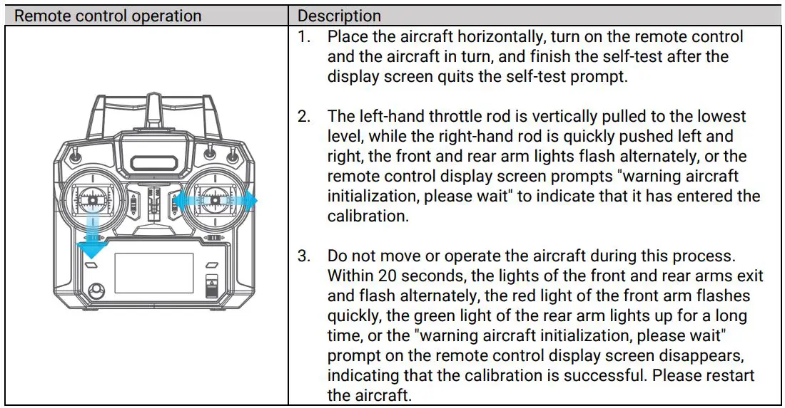 SwellPro Fishing Drone FD1 User Manual - How to Calibrate