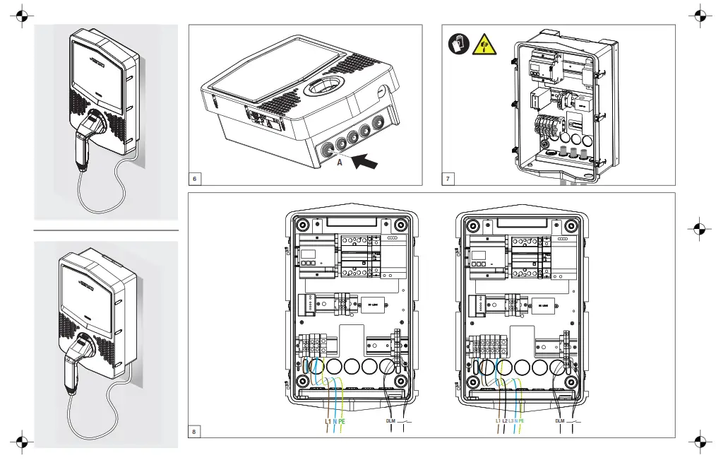 GEWISS GWJ3001A I CON DLM Joinon Range Electric Vehicle Charging Wallbox FIG