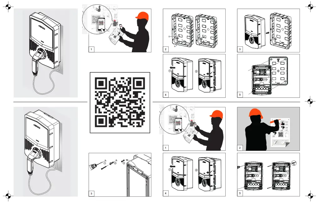 GEWISS GWJ3001A I CON DLM Joinon Range Electric Vehicle Charging Wallbox