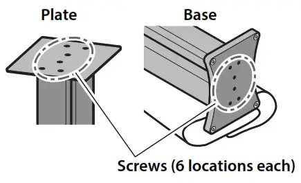 YAMAHA SPS-3000 Speaker Stand - Base