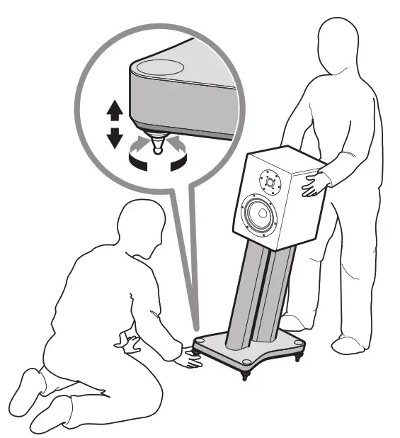 YAMAHA SPS-3000 Speaker Stand - Spikes