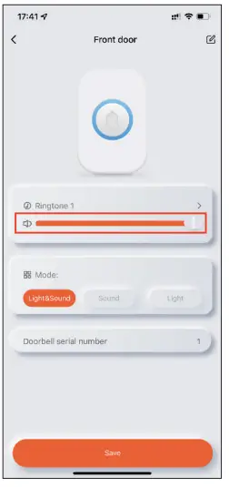 METZLER WiFi Door Chime - setting