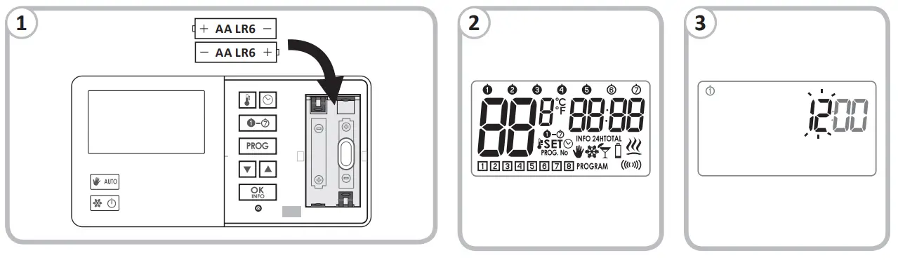 First start-up and setting