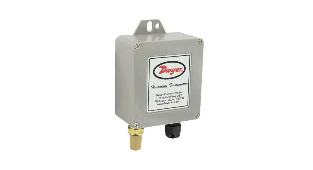 Dwyer Series Wht Weather-resistant Humidity Temperature Transmitter Instructions Dwyer Series Wht Weather-resistant Humidity Temperature Transmitter Instructions