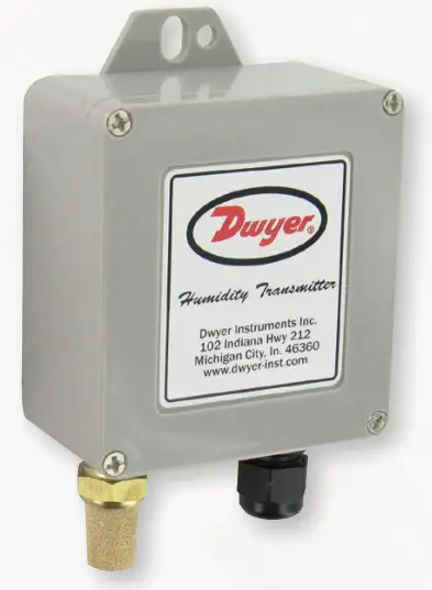 Dwyer Series WHT Weather-Resistant Humidity Temperature Transmitter