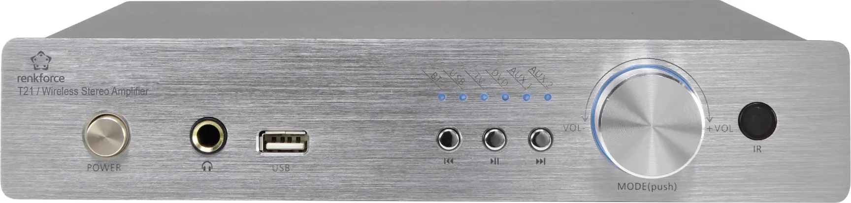 renkforce 2521586 2 x 50 W Stereo Amplifier PRODUCT