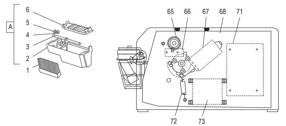 ULINE Electronic Kraft Tape Dispenser H-1036 - 1