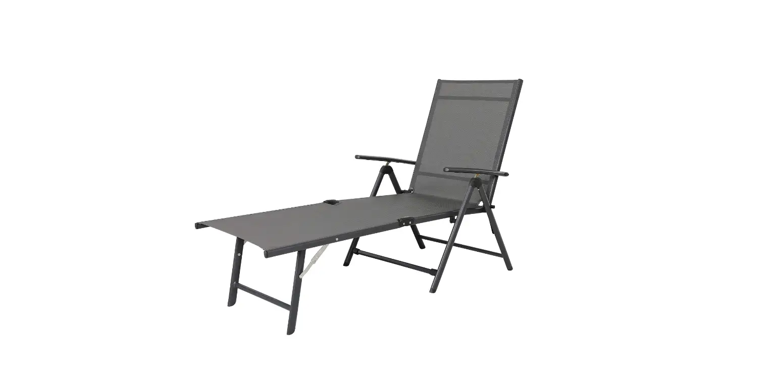 Nuu Garden Ls203-wt 1pc Textilene Lounge Chair Instruction Manual