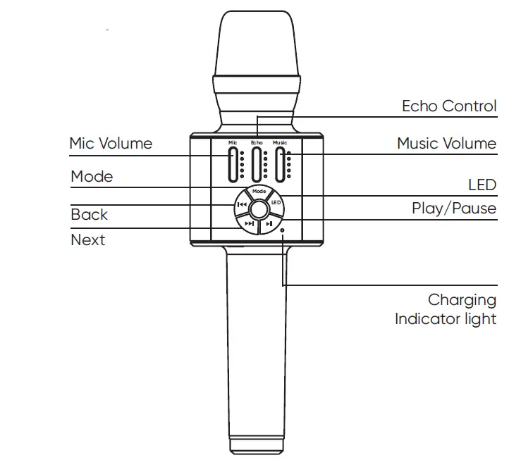 MASINGO New Bluetooth Karaoke Microphone Speaker for Kids and Adults (1)