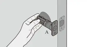 Install the latch