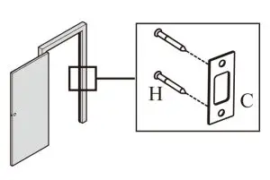 Installing the latch