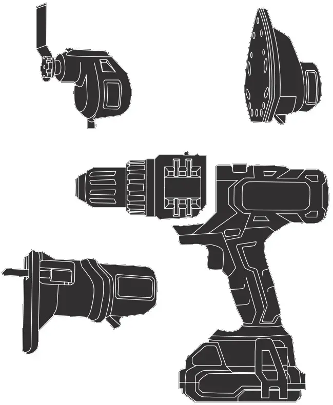 GREENCUT MH202 4 Multi Tool