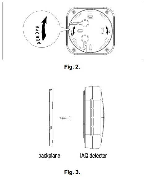 Honeywell-C7355A-IAQ-Monitor-Mounting-FIG-2