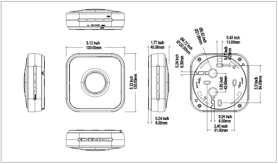Honeywell-C7355A-IAQ-Monitor-Mounting-FIG-9