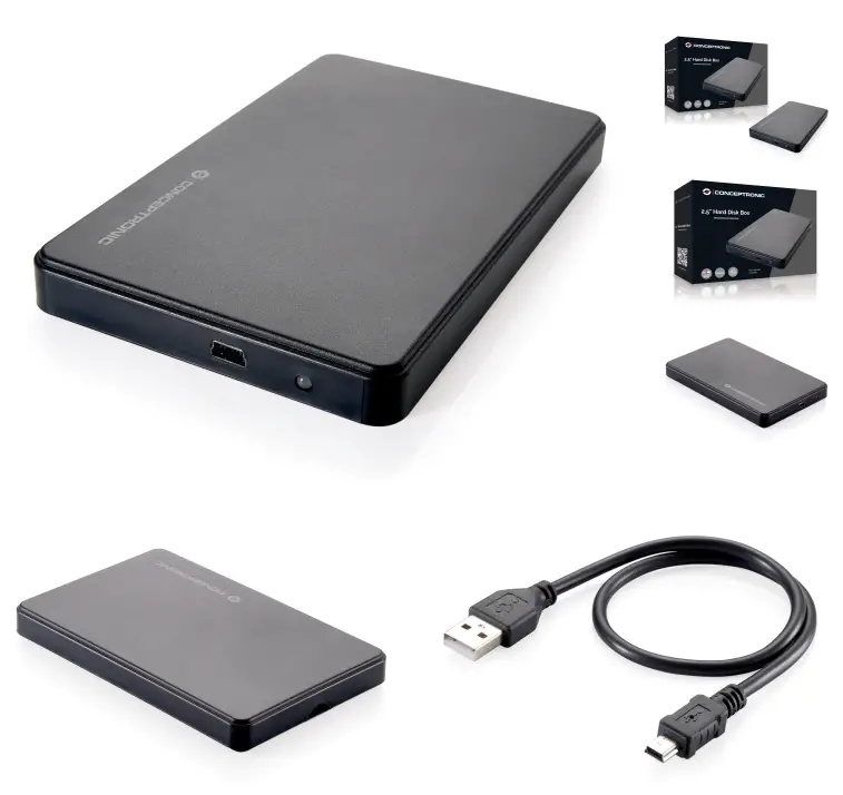 CONCEPTRONIC CHD2MUB 2 5 Inch Hard Drive Box USB