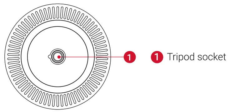 ANKER D4111 Nebula Capsule Projector - Bottom View