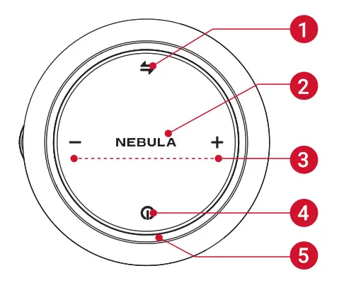 ANKER D4111 Nebula Capsule Projector - TopView