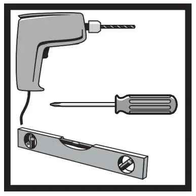 HEAT STORM Signature Series Radiant Glass Heater - .Suggested Tools for Assembly