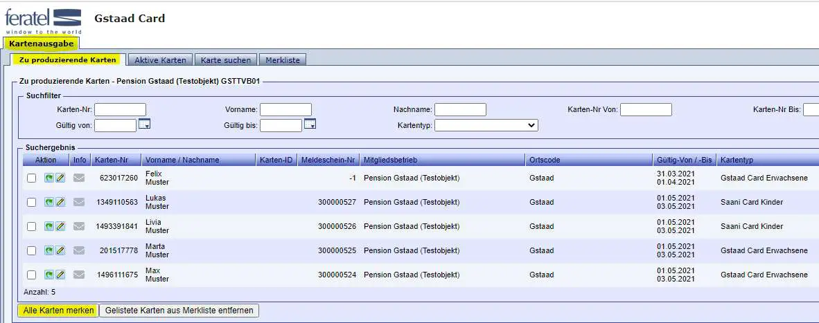 GSTAAD Creating Guest Cards In WebClient4 - Figure 6