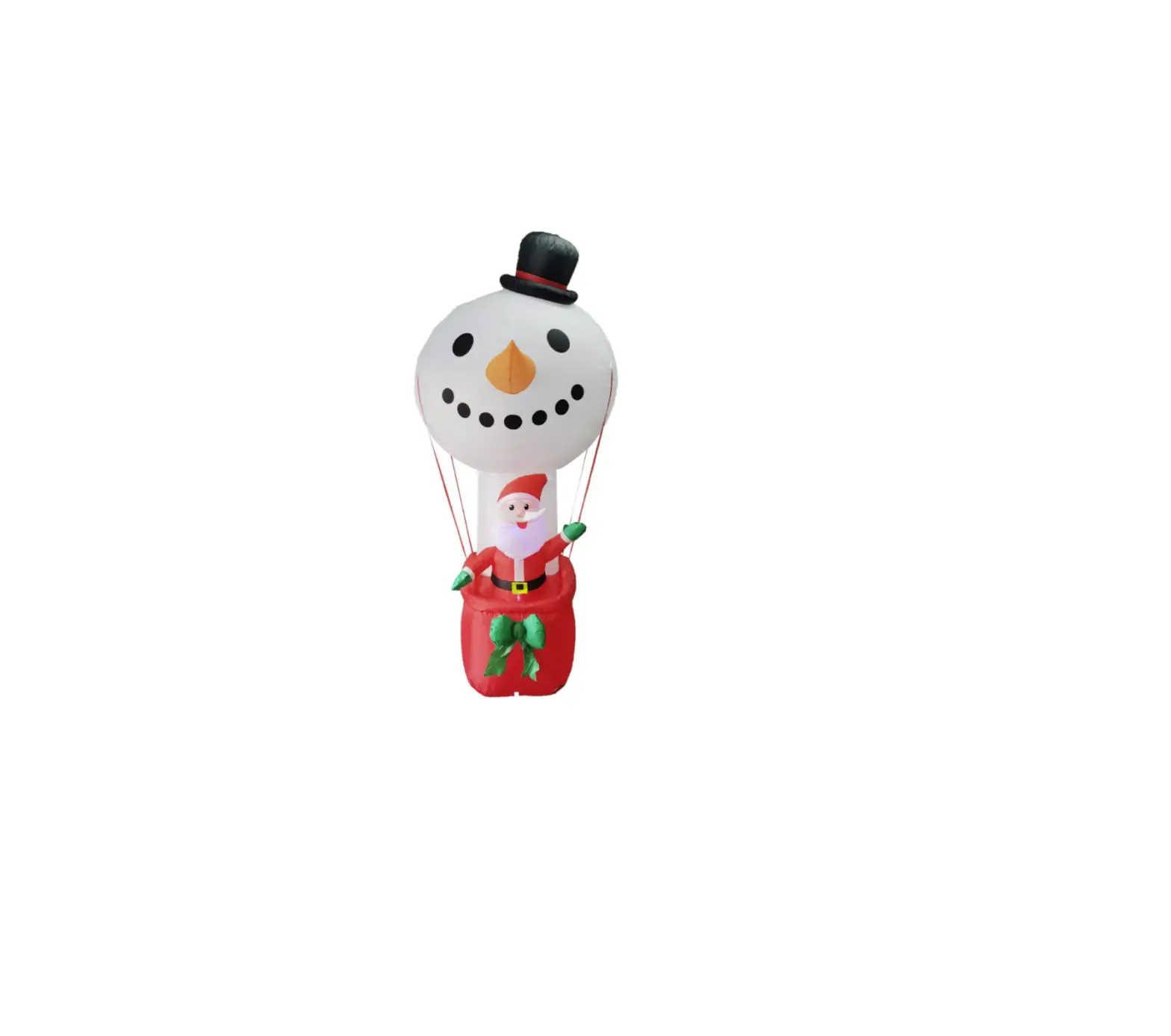 Christmas Time 8' Santa In Snowman Hot Air Balloon With Lights User Manual