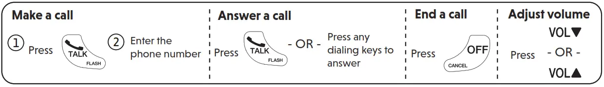 vtech CS6224 DECT 6.0 -Basic operation