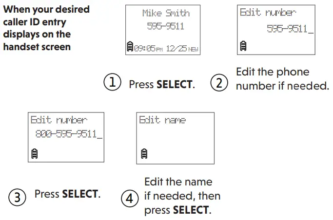 vtech CS6224 DECT 6.0 cordless telephone -Save a caller