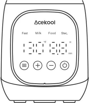 ACEKOOL WS1 - Adjust Temp.