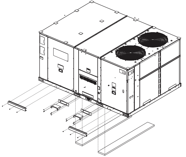 TRANE BAYCARR001 Foundation Packaged Rooftop Units - fig 3
