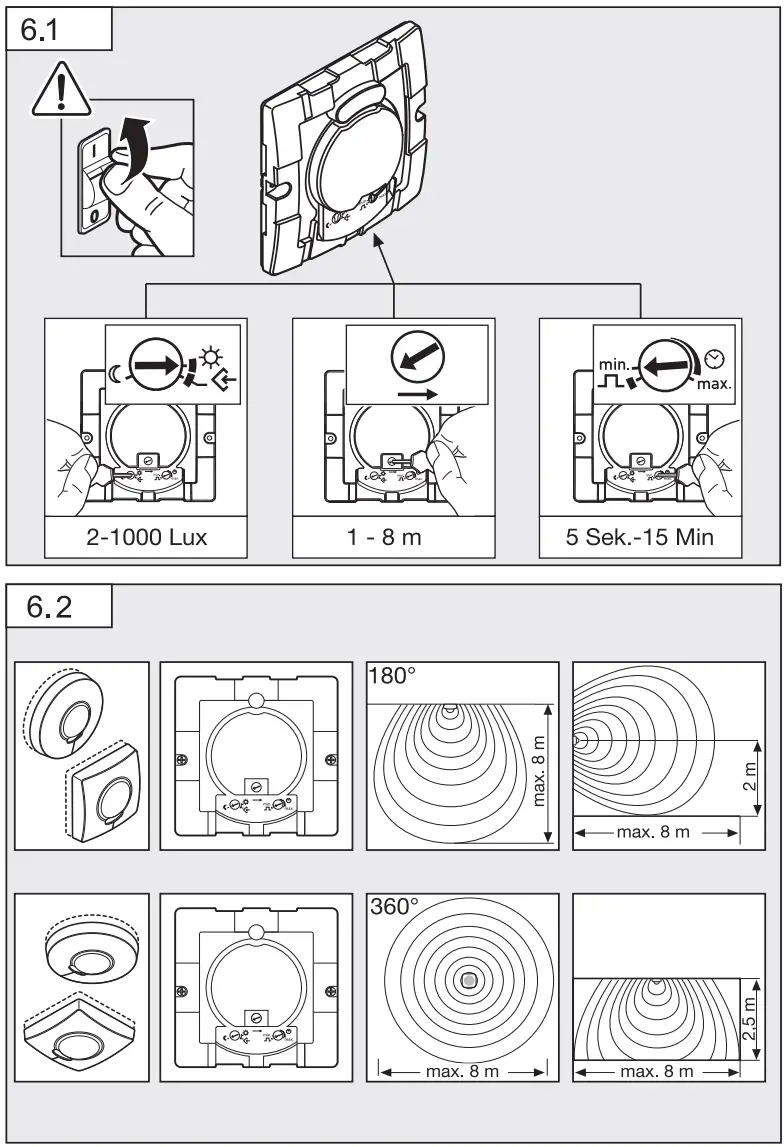 STEINEL HF 3360 PF Motion Detectors- fig10