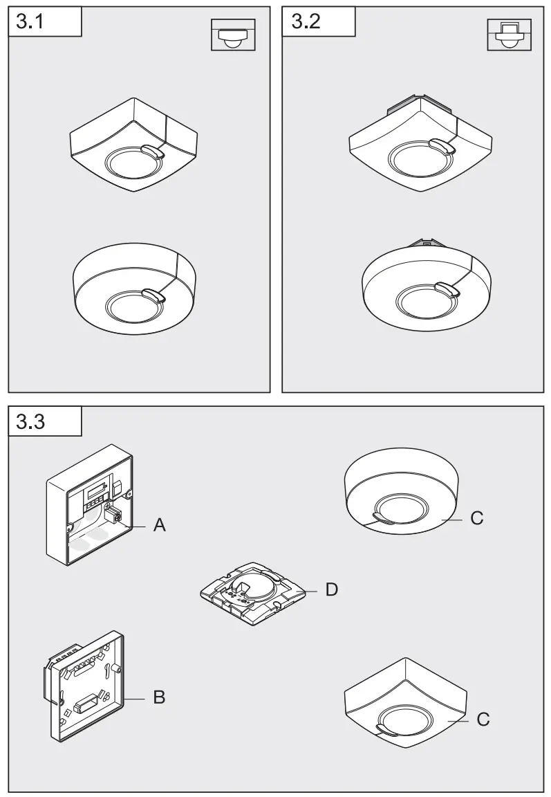 STEINEL HF 3360 PF Motion Detectors- fig2