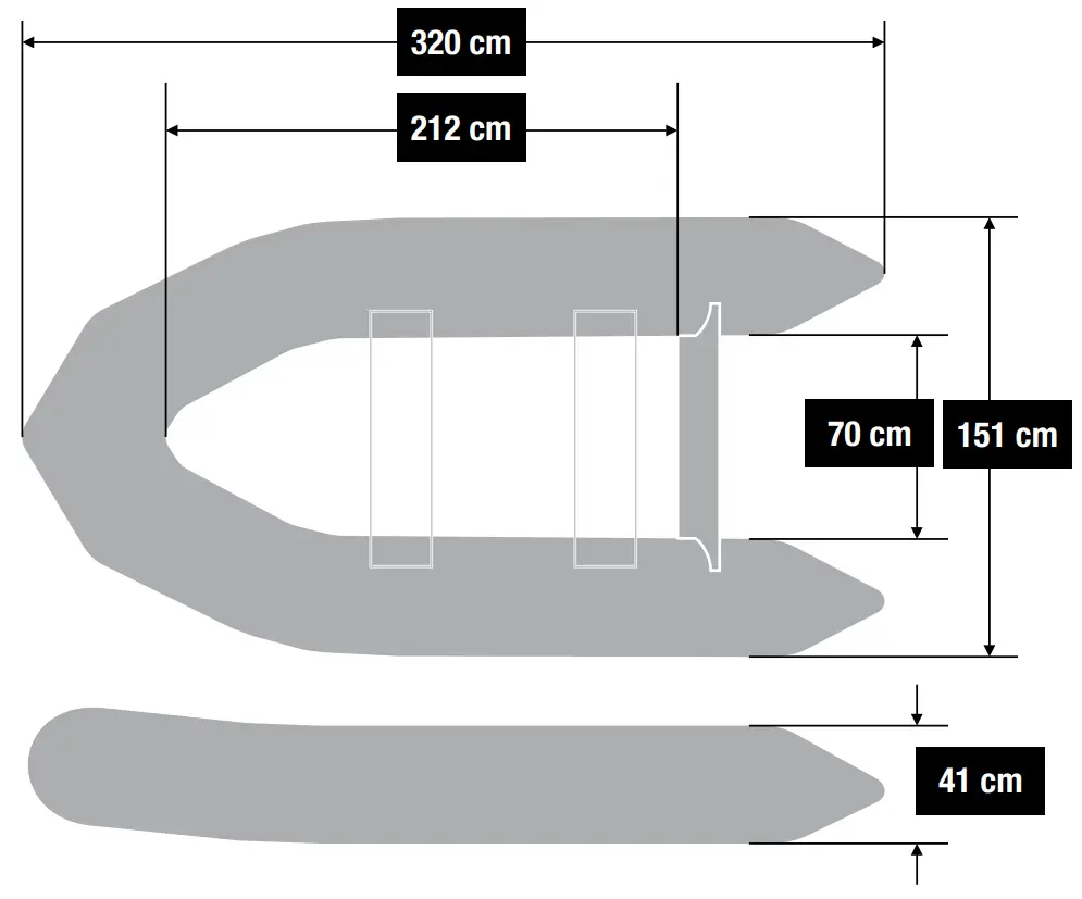MIVARDI M BOAT 320 P Inflatable Boat - fig2