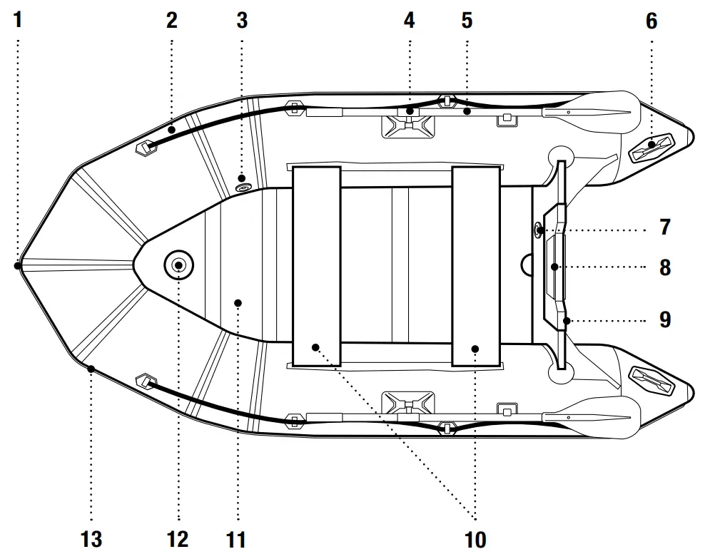 MIVARDI M BOAT 320 P Inflatable Boat - fig3