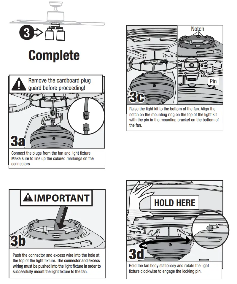 Installation – Light Kit
