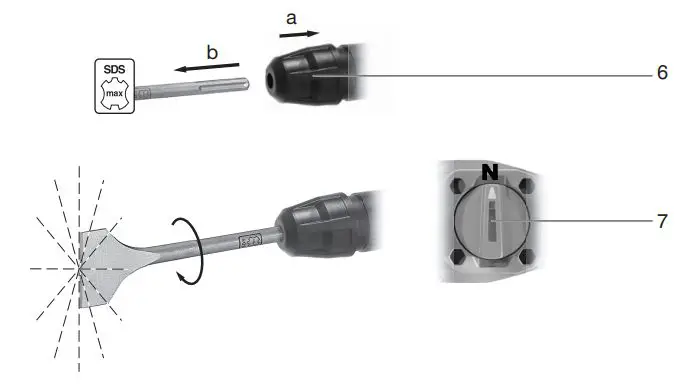 metabo KHEV 5-40 BL Combi Hammer Instruction Manual - Product Overview