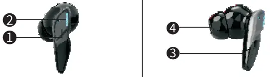 Shenzhen Koseli Technology G88 Bluetooth Gaming Earbuds - Figure 1