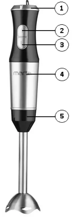 marta MT-1574 Hander Blender - fig 1