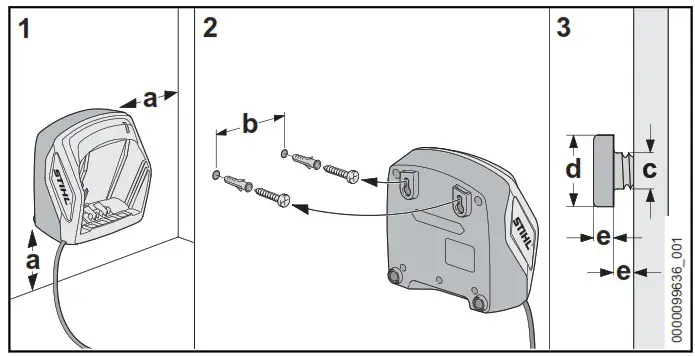 STIHL BGA 60 Cordless Blower - Charging the Battery 1