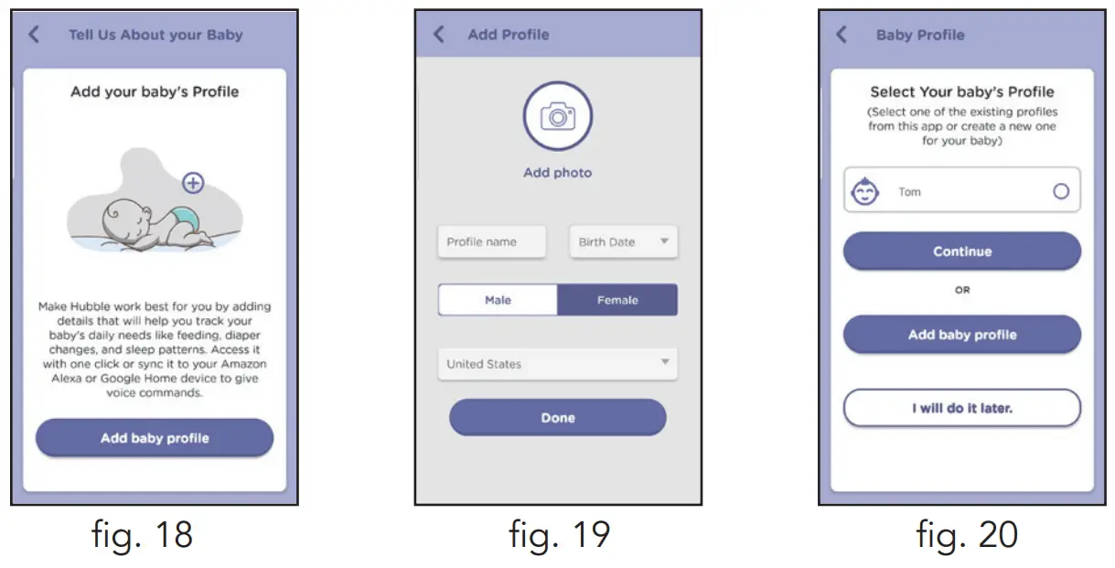 hubble HCTNPDVX 5 Inch Smart HD Dual Camera Baby Monitor with Motion - Hubble8
