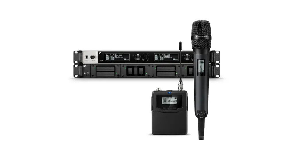 Sennheiser Digital 6000 Wireless Two Channel Receiver Instructions