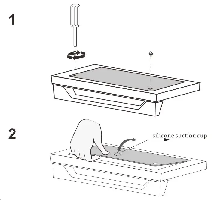 INNOTECK DS-5904 30L Digital Air Fryer With Toaster Oven Instruction Manual - Disassembling the inner glass window for cleaning