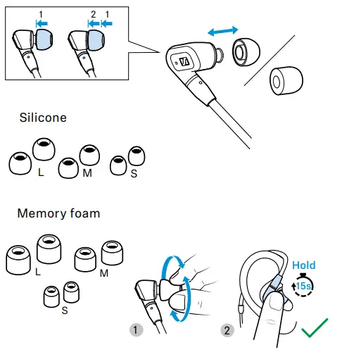 SENNHEISER High-end In-ear Earphones IE 300 -