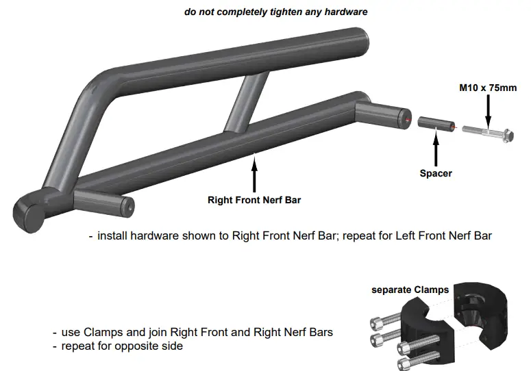 SUPERATV-Polaris-RZR-PRO-XP-Heavy-Duty-Nerf-Bar-FIG-4